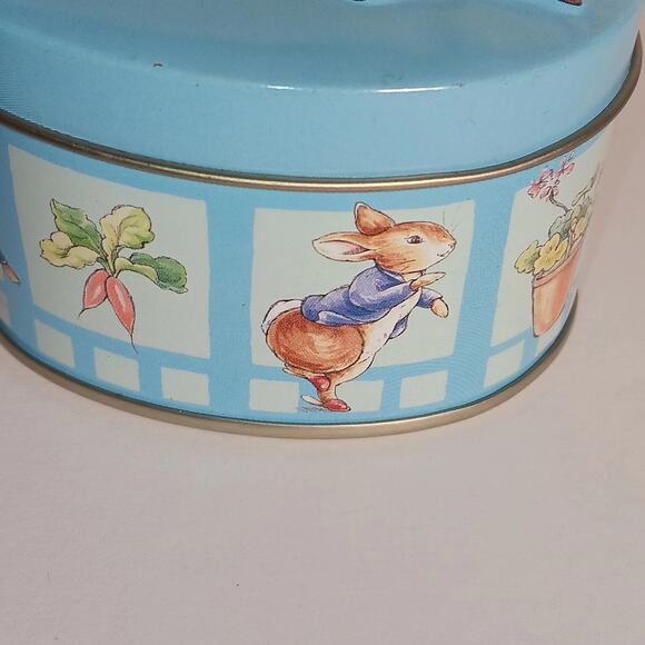Lot of 2 Vintage Rabbit Frederick Warne & Co Tin Gift Box EMPTY Easter Bunny Lid - Picture 15 of 16